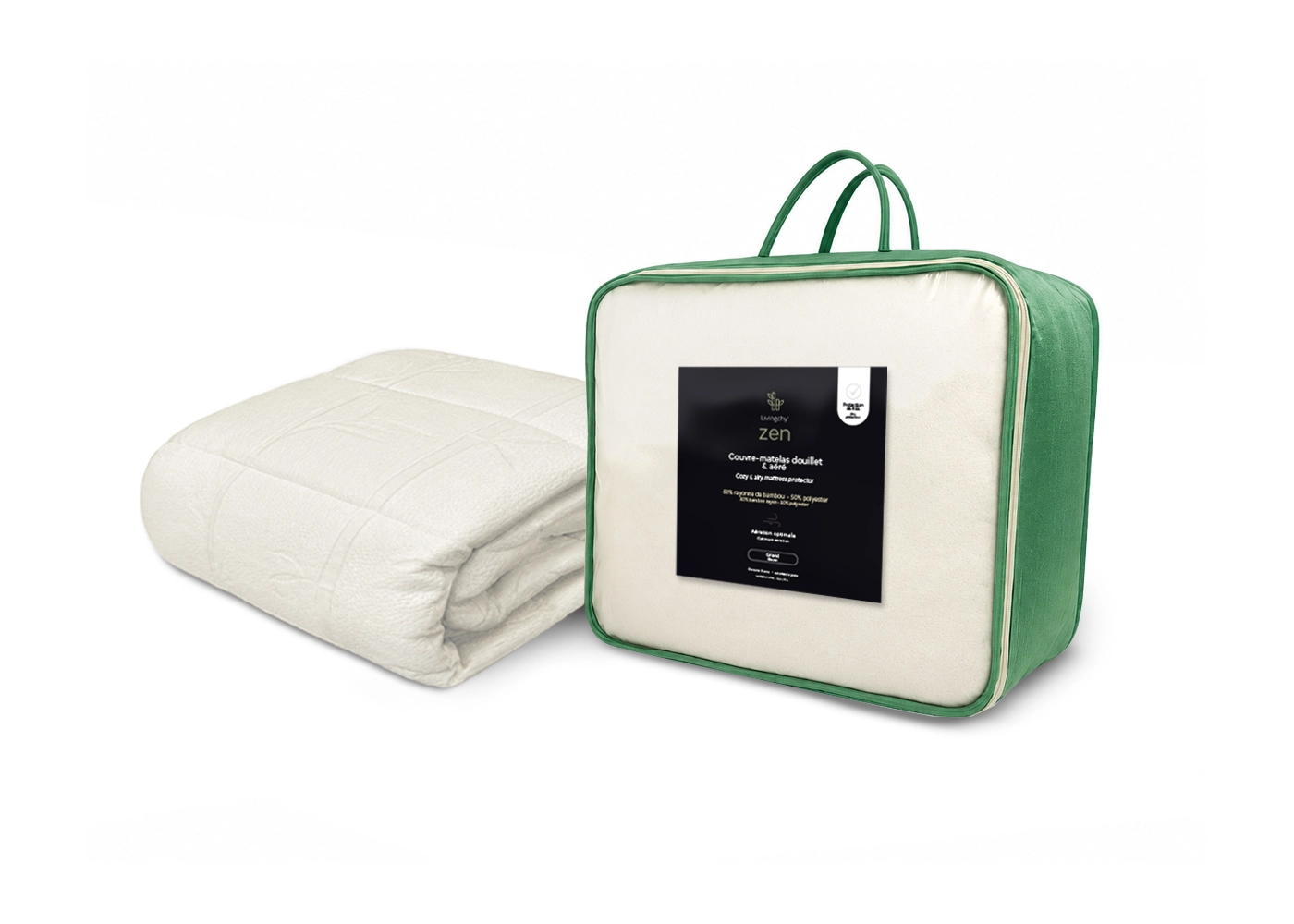Couvre-matelas matelassé Zen - LA PLACE