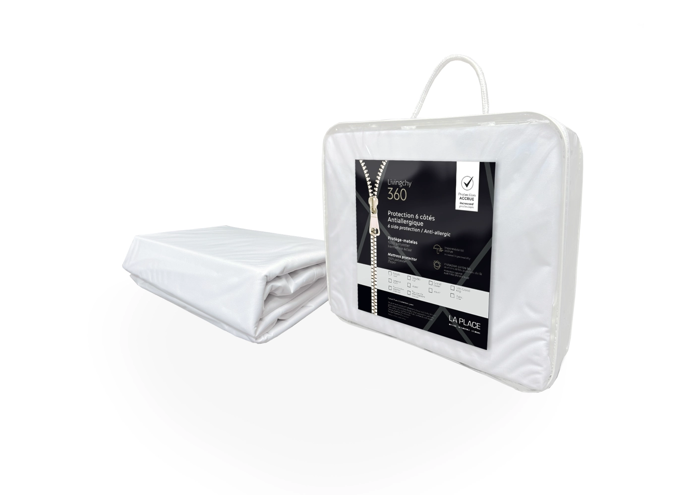 Protège-matelas imperméable à l'eau Protège-matelas Housse de rangement en  plastique Sacs de lit