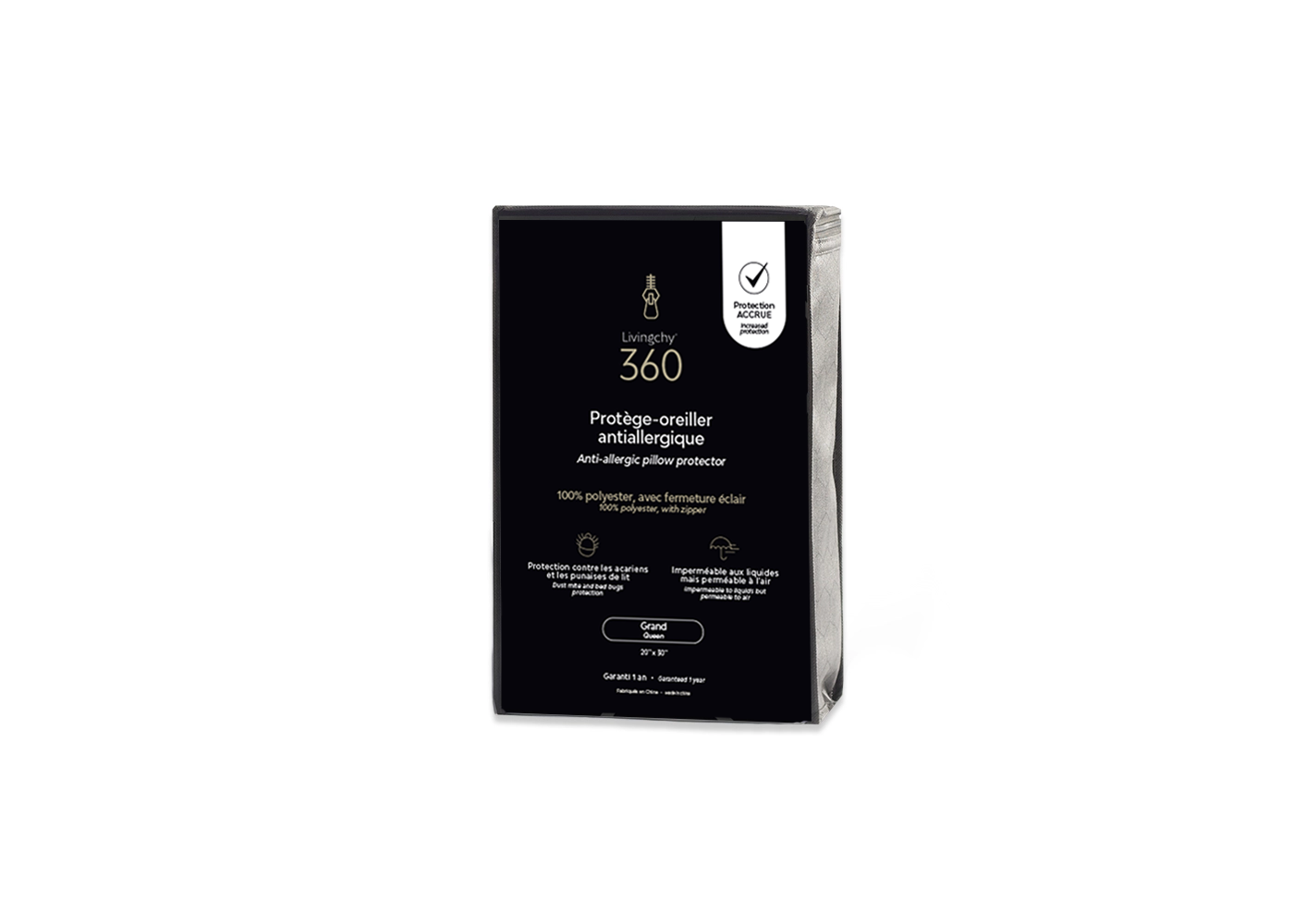 Couvre-oreiller 360 Anti-acariens - LA PLACE
