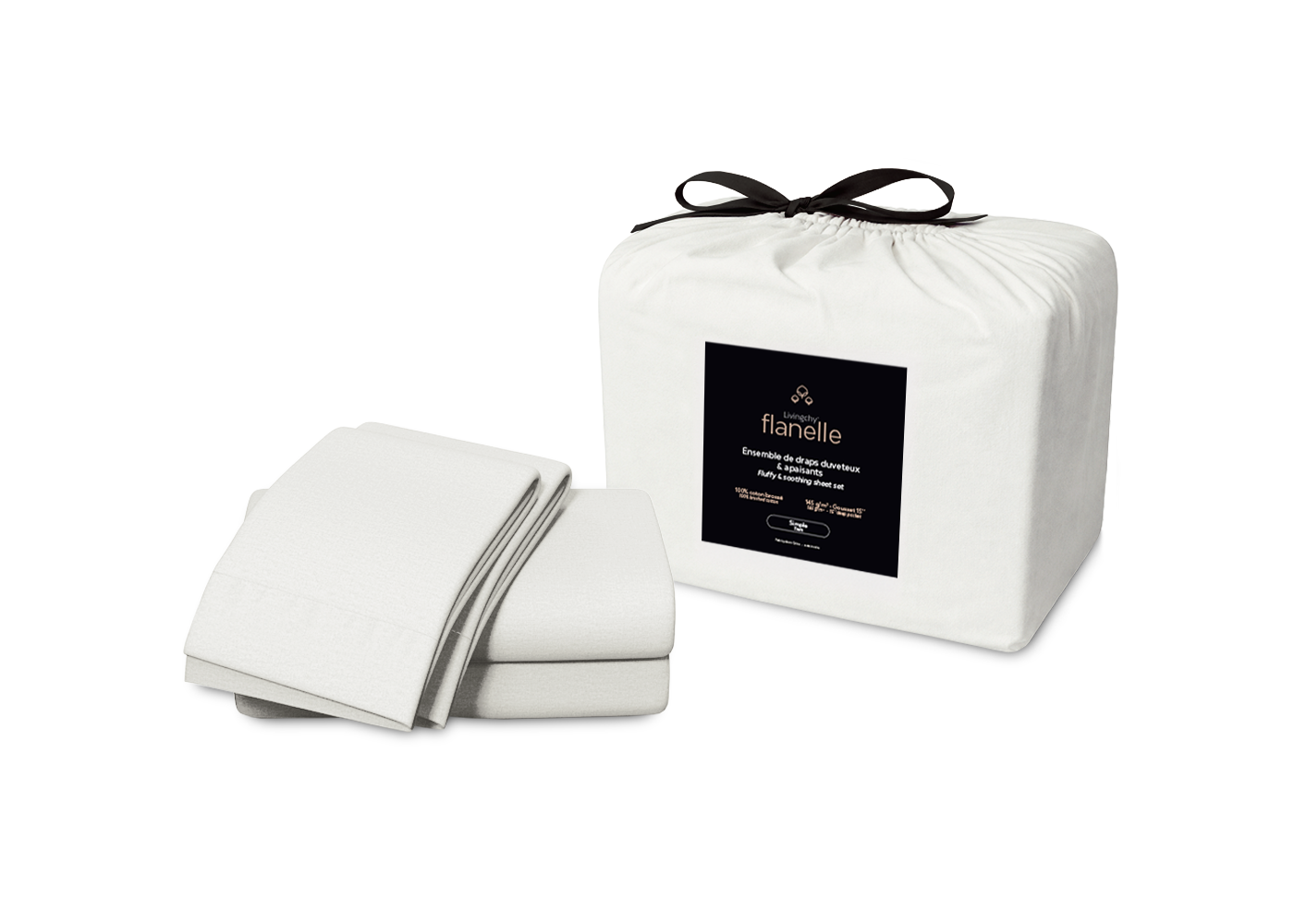 Draps Flanelle - 100% coton brossé | LA PLACE
