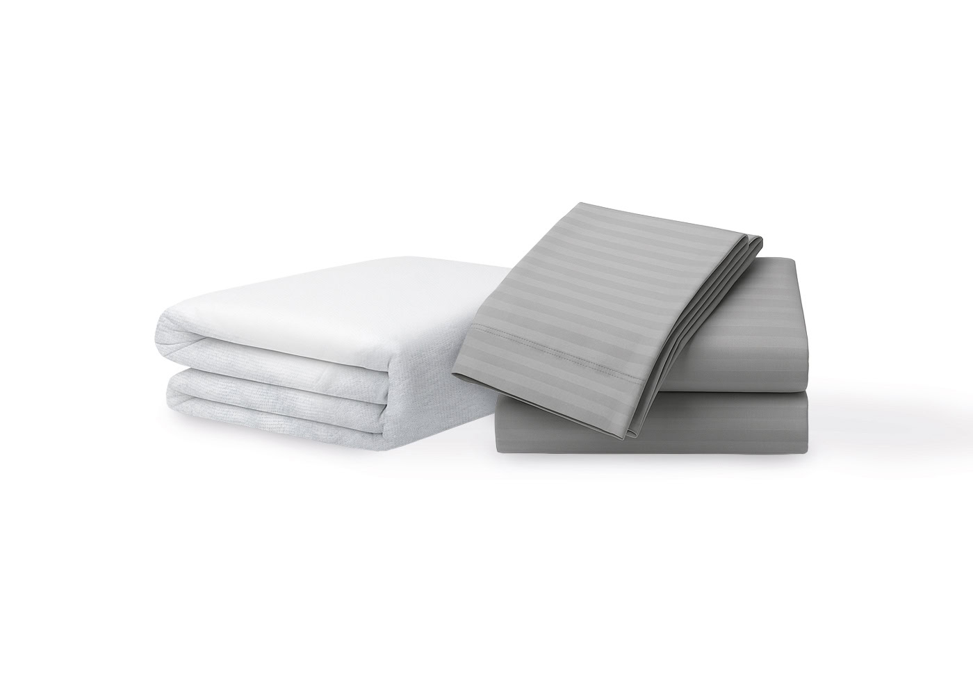 Ensemble de draps microfibre et protège-matelas imperméable pour lits cabinets